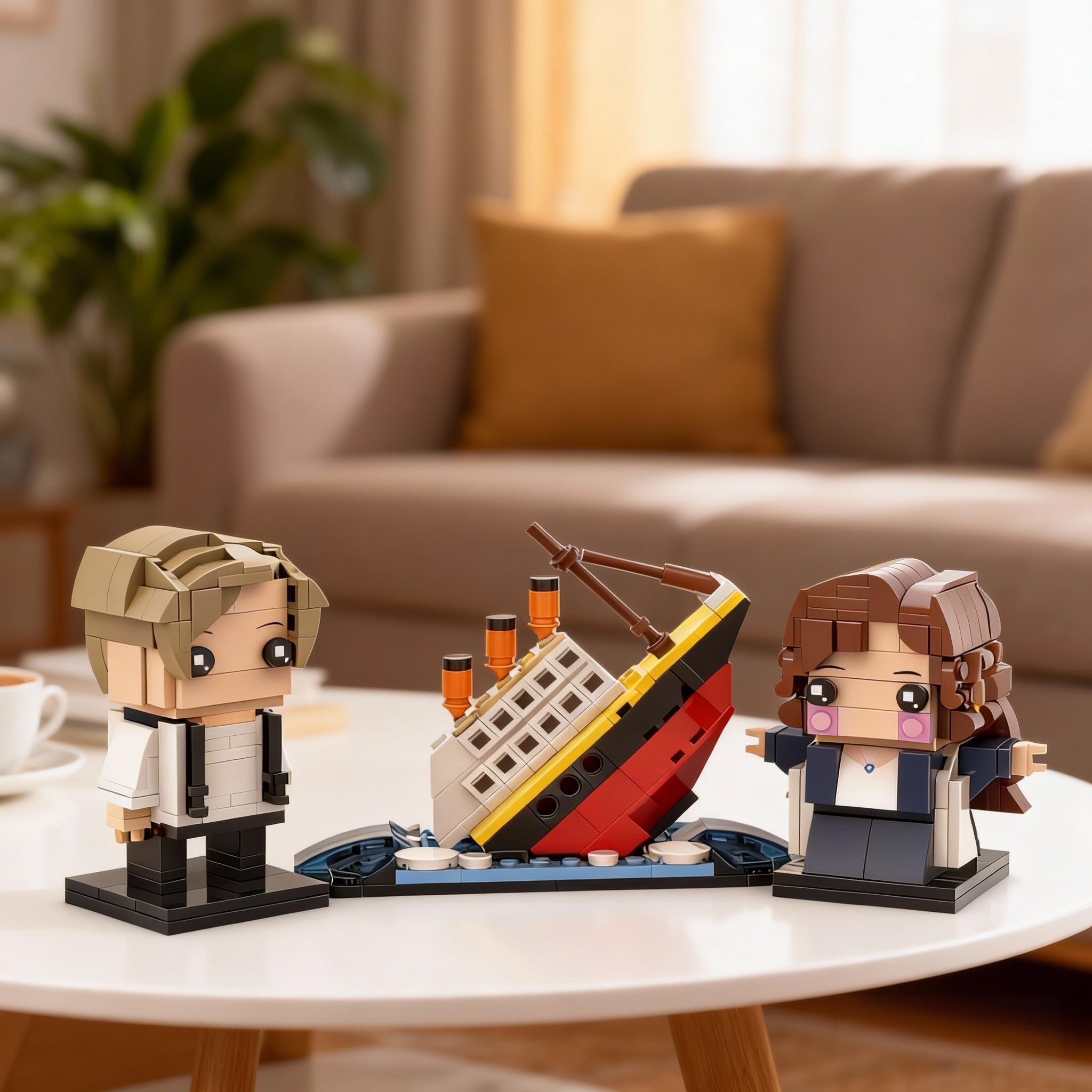 🚢 Titanic Brick Set: Jack & Rose’s Eternal Moment