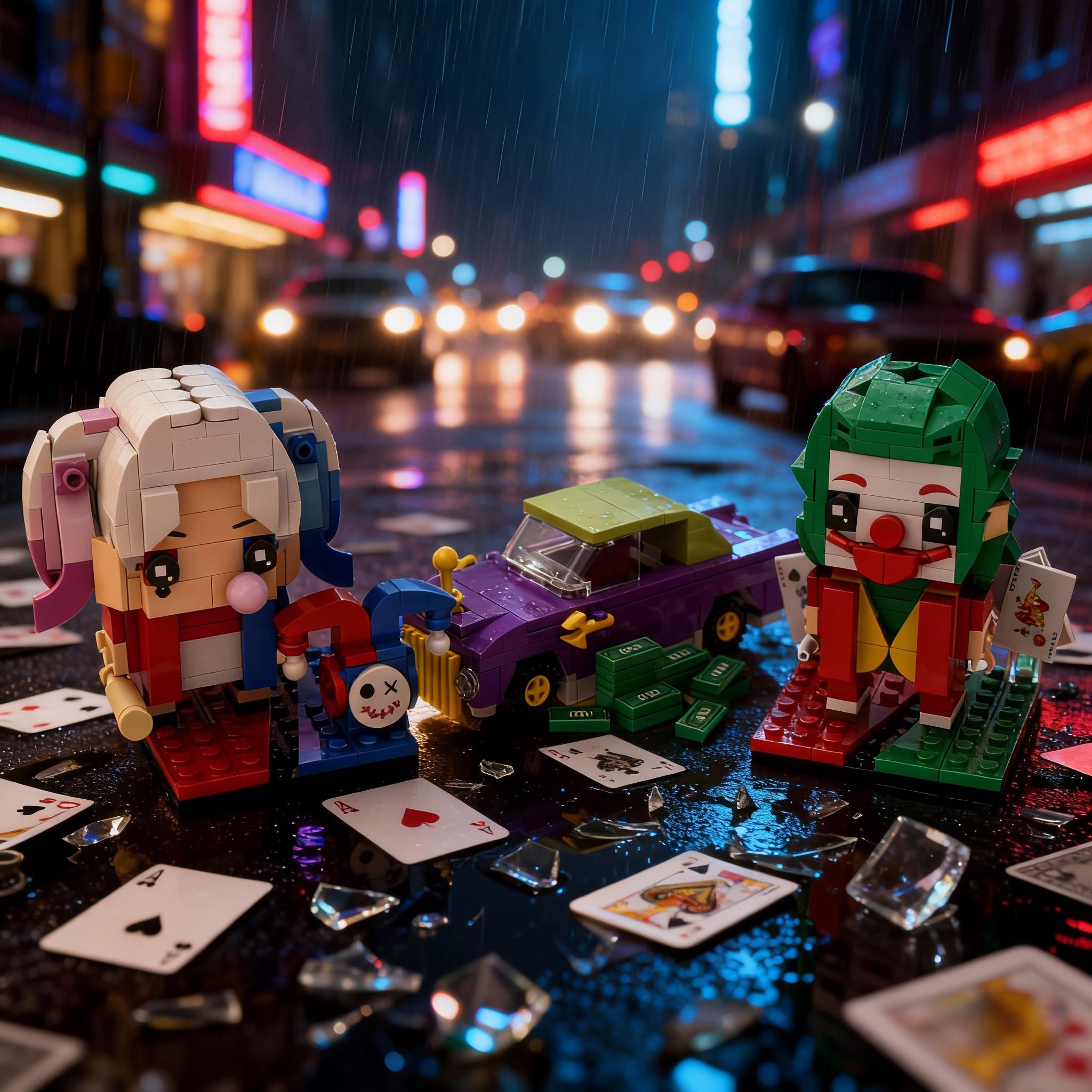 🃏 Chaos Duo Brick Set: Harley & Joker’s Getaway