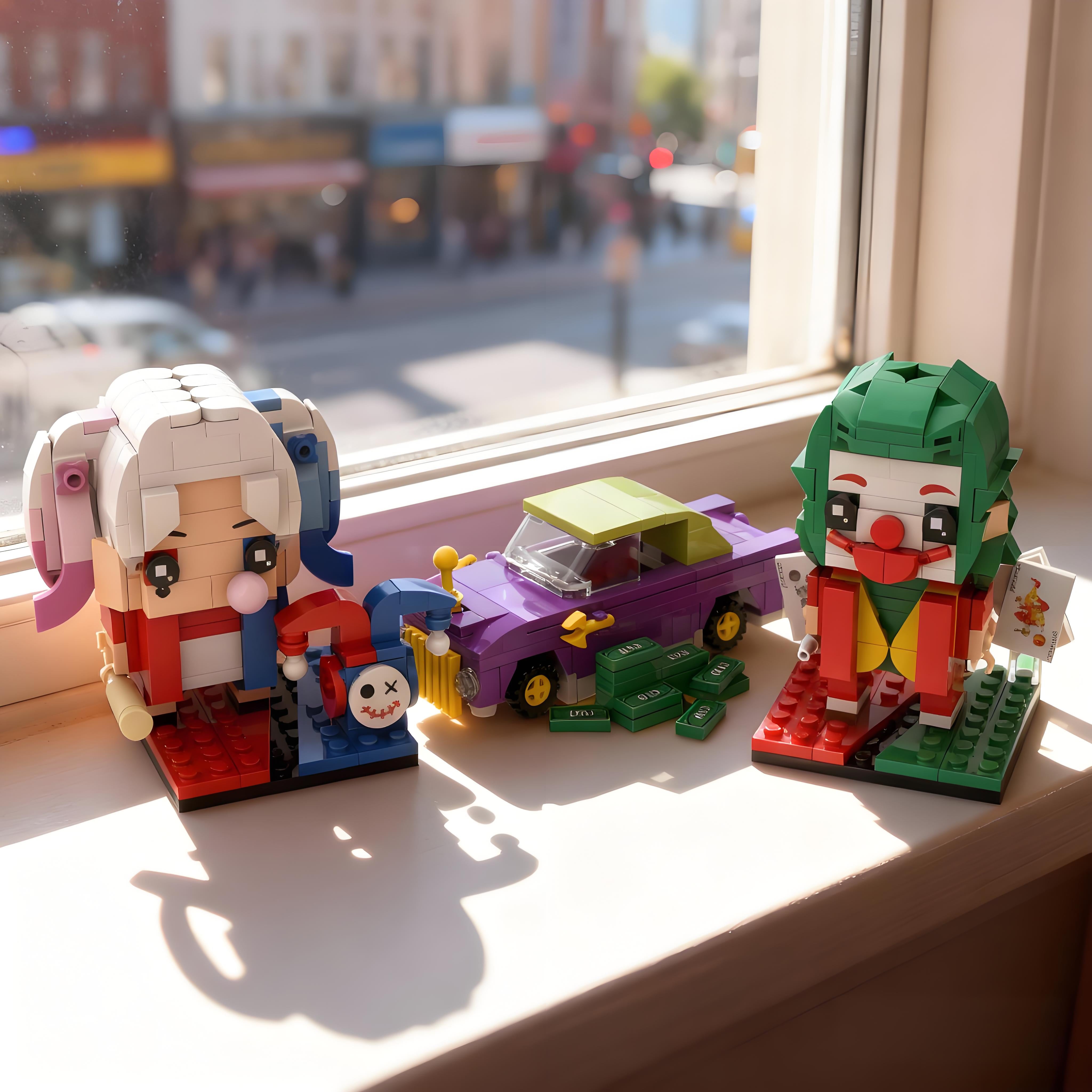🃏 Chaos Duo Brick Set: Harley & Joker’s Getaway