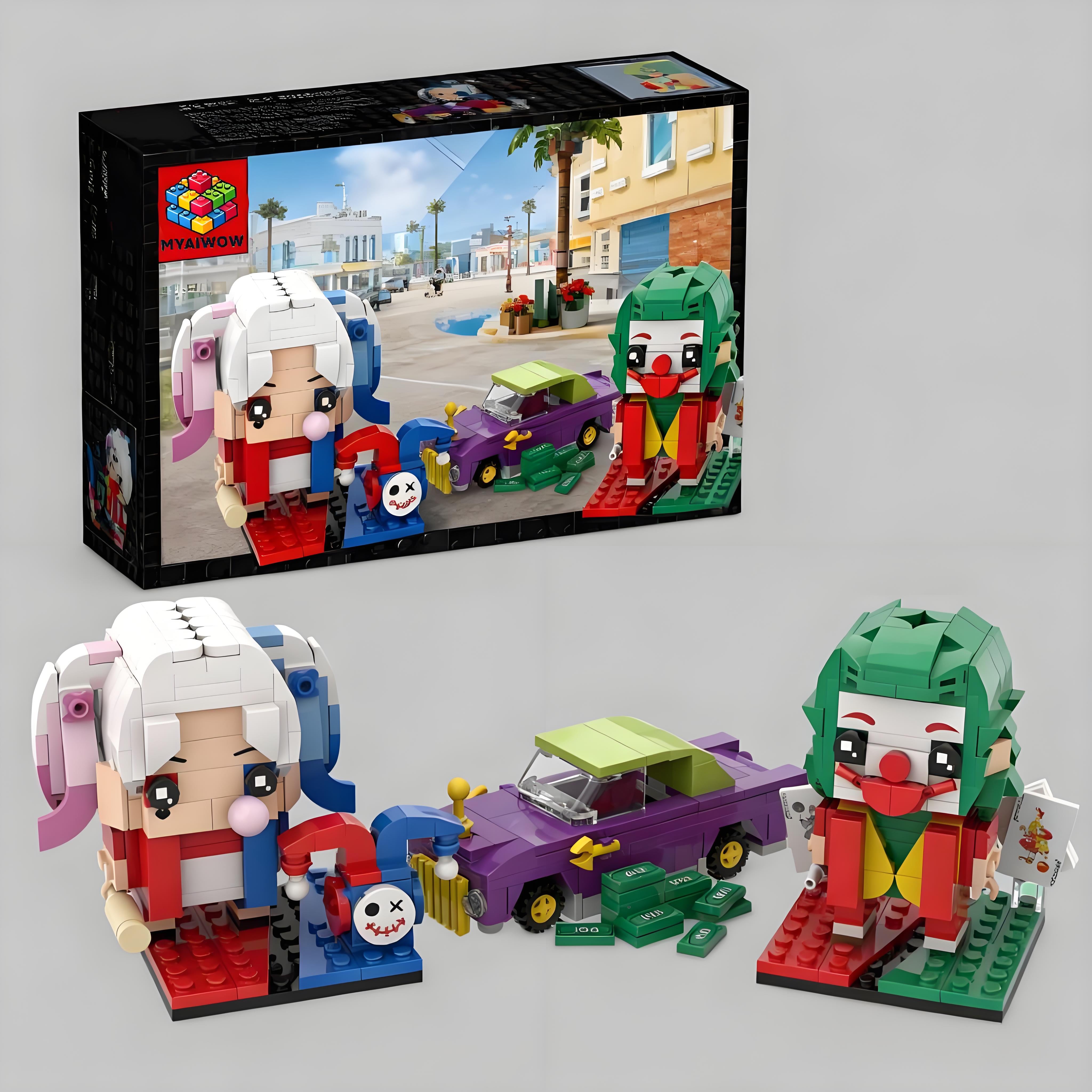 🃏 Chaos Duo Brick Set: Harley & Joker’s Getaway