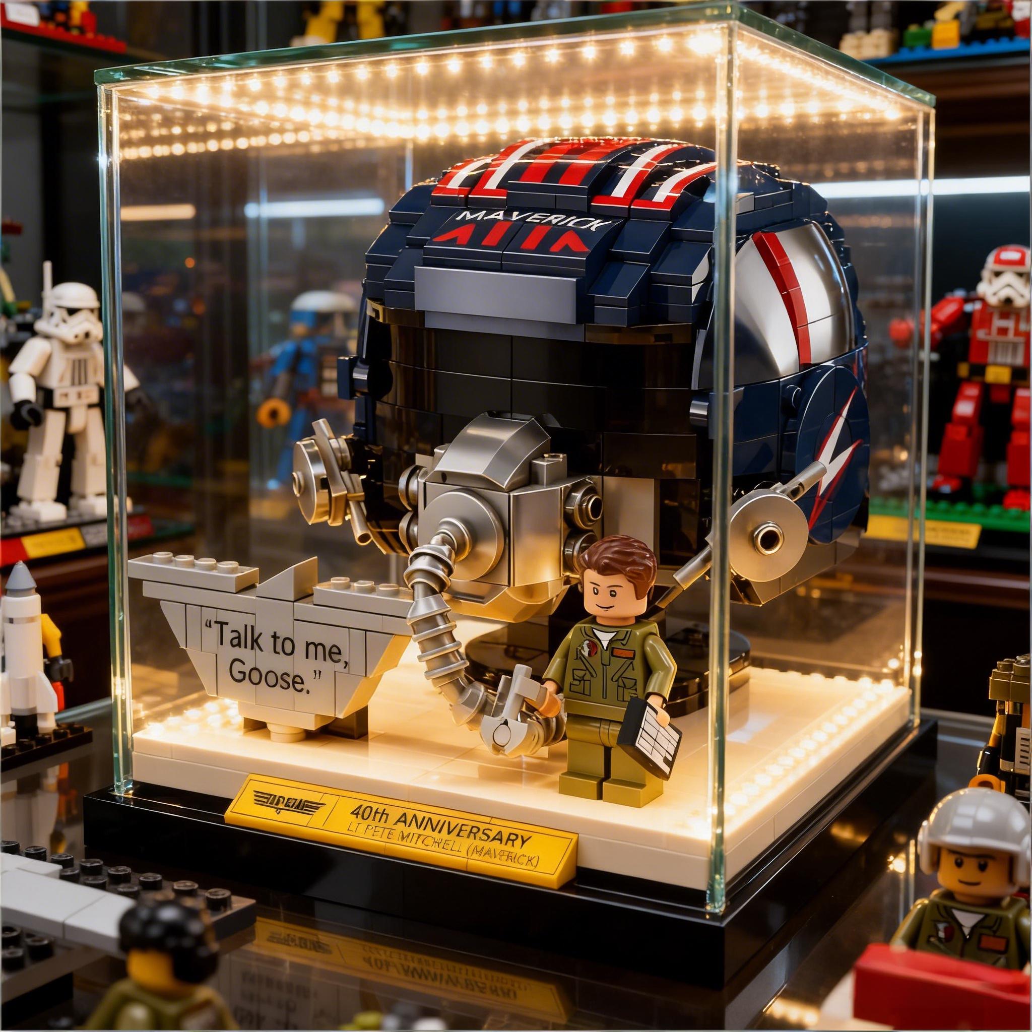 ✈️ Mavericks 40th Anniversary Helmet Building Set