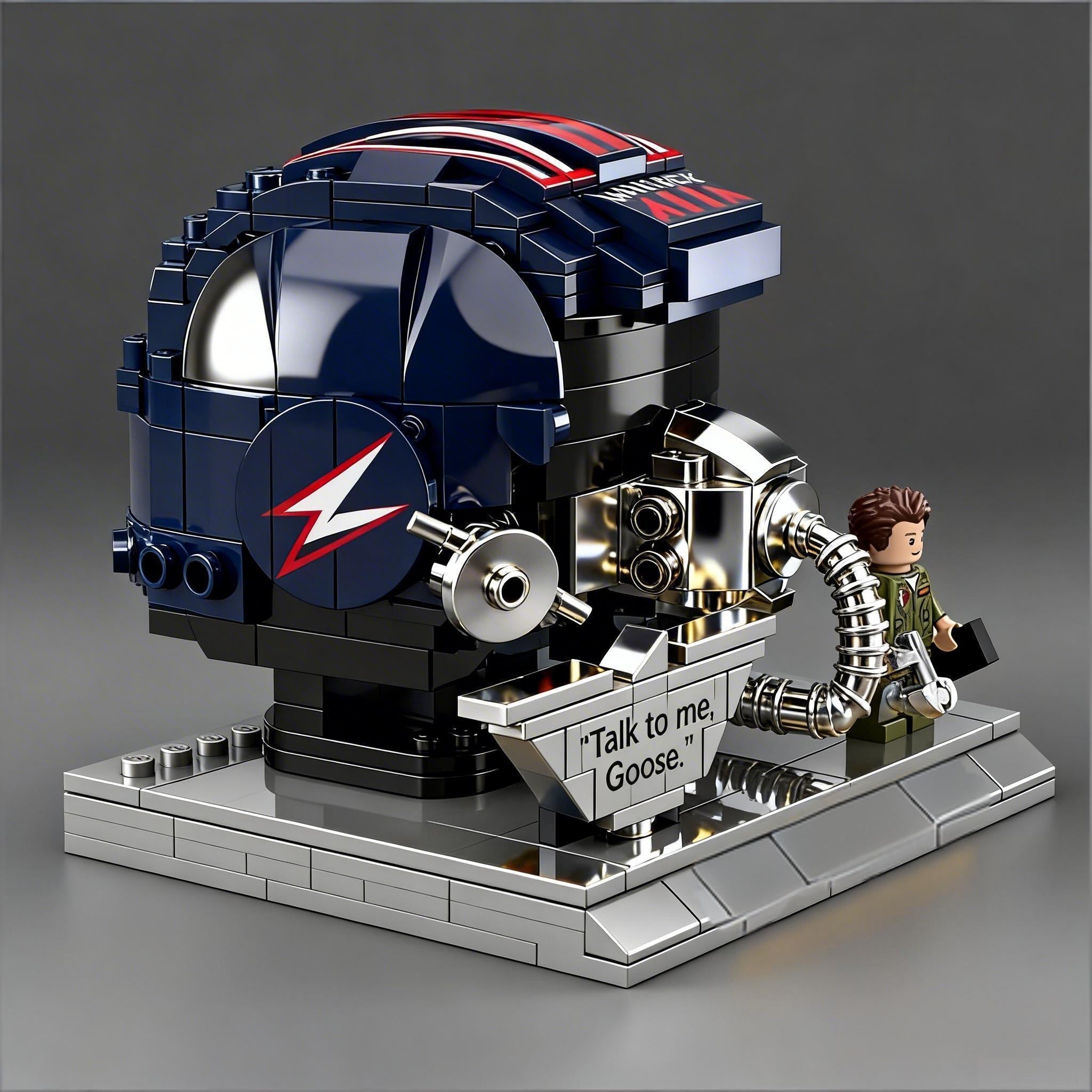 ✈️ Mavericks 40th Anniversary Helmet Building Set