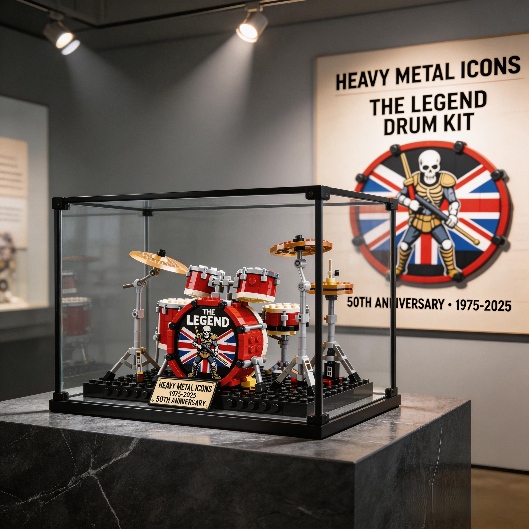 🥁 The Trooper Drum Kit Brick Set